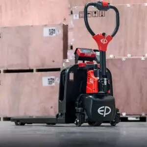 EP F4 Electric Pallet Truck with scale Action-1