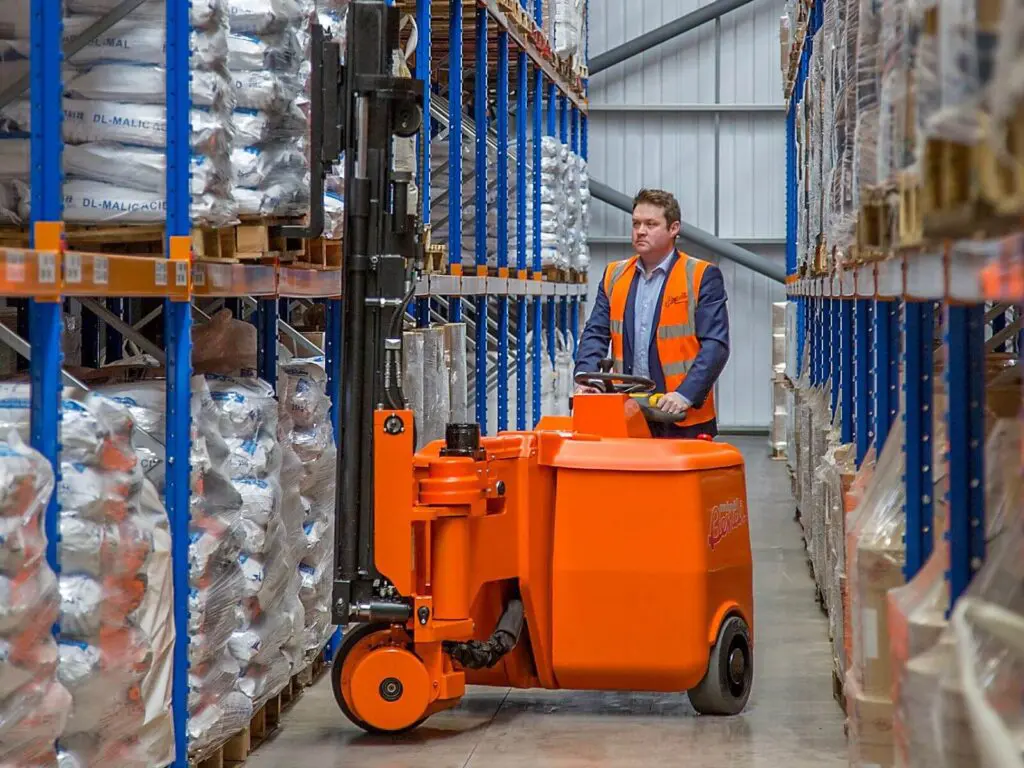 Mini Pedestrian Articulated Forklift